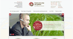 Desktop Screenshot of centredecrise.com