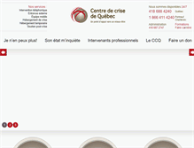 Tablet Screenshot of centredecrise.com